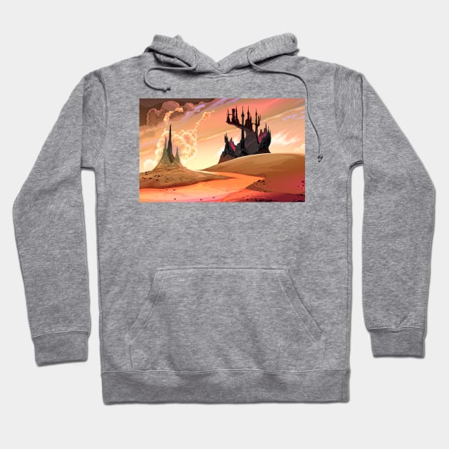 Landscape Fantasy Hoodie by ddraw